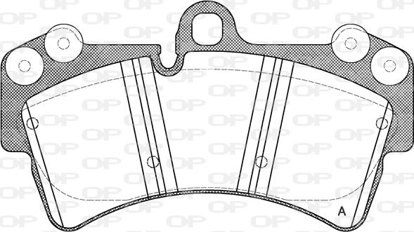 Open Parts BPA0995.00 - Kit pastiglie freno, Freno a disco autozon.pro