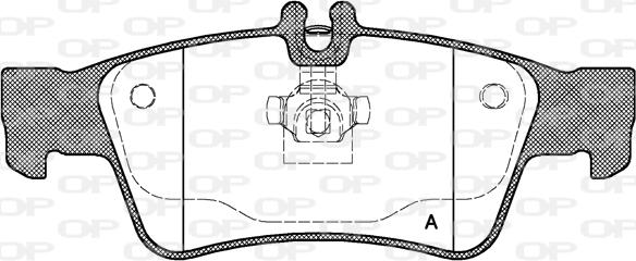 Open Parts BPA0991.00 - Kit pastiglie freno, Freno a disco autozon.pro