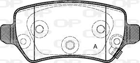 Open Parts BPA0957.22 - Kit pastiglie freno, Freno a disco autozon.pro