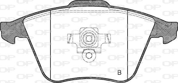 Open Parts BPA0964.20 - Kit pastiglie freno, Freno a disco autozon.pro