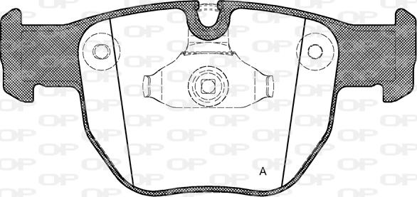 Open Parts BPA0979.00 - Kit pastiglie freno, Freno a disco autozon.pro