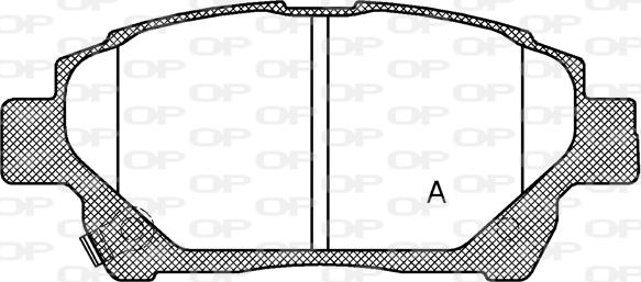 Open Parts BPA0971.12 - Kit pastiglie freno, Freno a disco autozon.pro