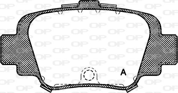 Open Parts BPA0499.00 - Kit pastiglie freno, Freno a disco autozon.pro