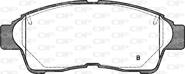 Open Parts BPA0402.02 - Kit pastiglie freno, Freno a disco autozon.pro