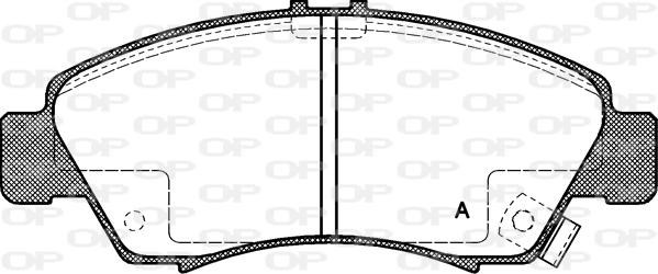 Open Parts BPA0419.02 - Kit pastiglie freno, Freno a disco autozon.pro