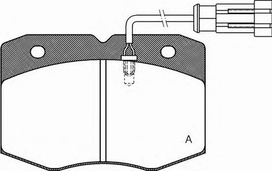 Open Parts BPA0435.12 - Kit pastiglie freno, Freno a disco autozon.pro