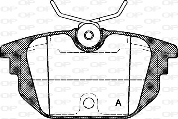 Open Parts BPA0692.00 - Kit pastiglie freno, Freno a disco autozon.pro