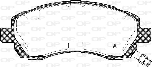 Open Parts BPA0647.02 - Kit pastiglie freno, Freno a disco autozon.pro