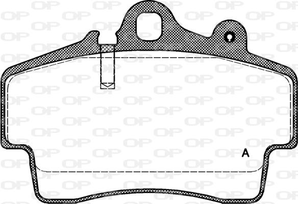 Open Parts BPA0653.00 - Kit pastiglie freno, Freno a disco autozon.pro