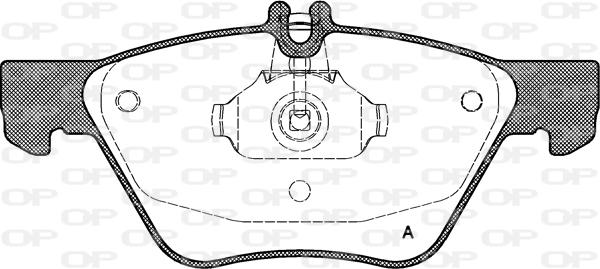 Open Parts BPA0601.00 - Kit pastiglie freno, Freno a disco autozon.pro