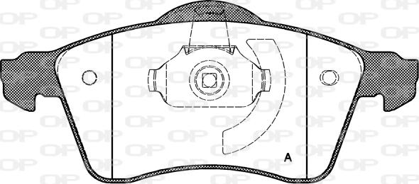 Open Parts BPA0618.00 - Kit pastiglie freno, Freno a disco autozon.pro