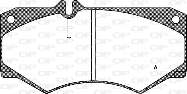 Open Parts BPA0047.30 - Kit pastiglie freno, Freno a disco autozon.pro