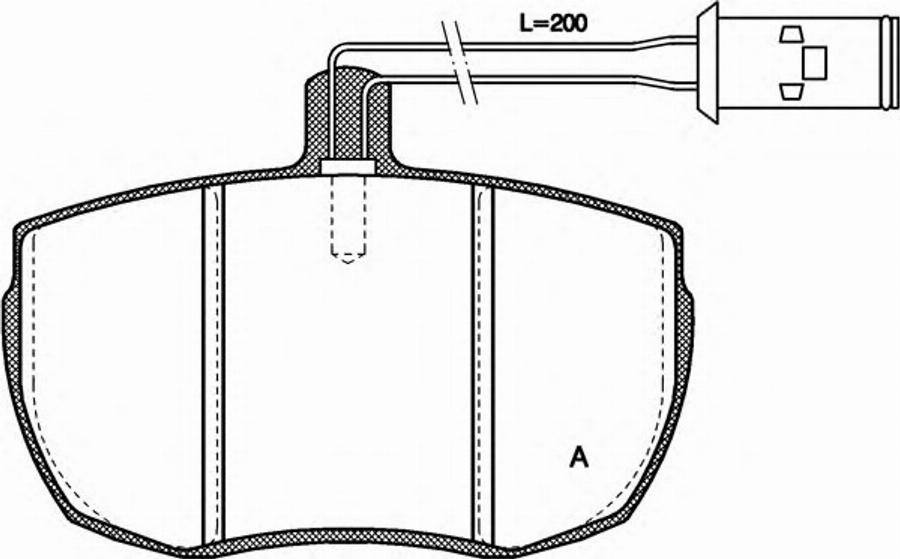 Open Parts BPA0056.12 - Kit pastiglie freno, Freno a disco autozon.pro