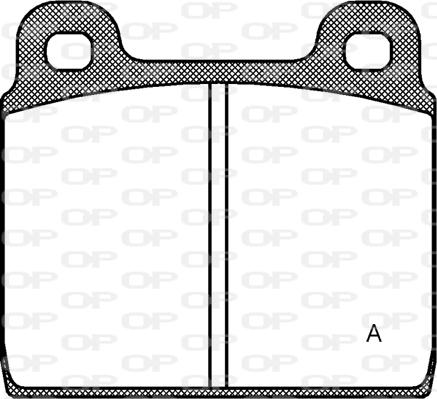 Open Parts BPA0002.20 - Kit pastiglie freno, Freno a disco autozon.pro