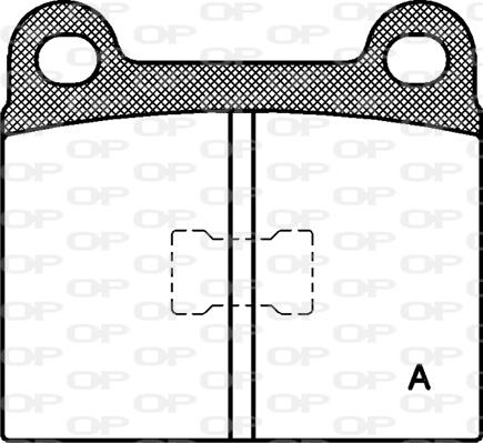 Open Parts BPA0017.00 - Kit pastiglie freno, Freno a disco autozon.pro