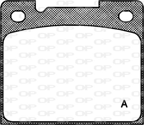 Open Parts BPA0039.30 - Kit pastiglie freno, Freno a disco autozon.pro