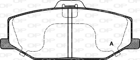 Open Parts BPA0190.10 - Kit pastiglie freno, Freno a disco autozon.pro