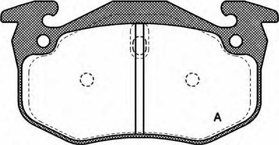 Open Parts BPA0144.06 - Kit pastiglie freno, Freno a disco autozon.pro