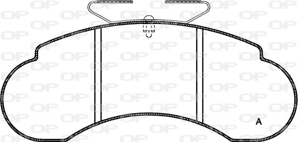 Open Parts BPA0142.20 - Kit pastiglie freno, Freno a disco autozon.pro