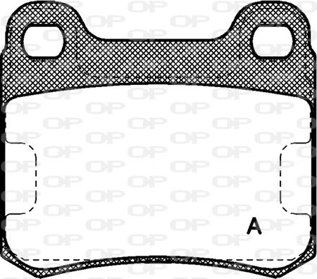 Open Parts BPA0157.00 - Kit pastiglie freno, Freno a disco autozon.pro