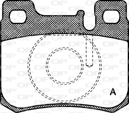 Open Parts BPA0157.20 - Kit pastiglie freno, Freno a disco autozon.pro