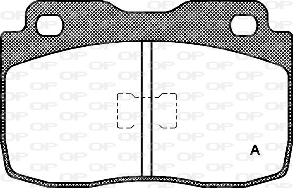 Open Parts BPA0114.00 - Kit pastiglie freno, Freno a disco autozon.pro