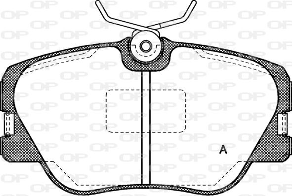 Open Parts BPA0189.00 - Kit pastiglie freno, Freno a disco autozon.pro