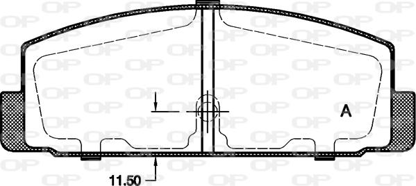 Open Parts BPA0179.30 - Kit pastiglie freno, Freno a disco autozon.pro