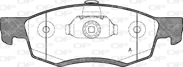 Open Parts BPA0172.32 - Kit pastiglie freno, Freno a disco autozon.pro