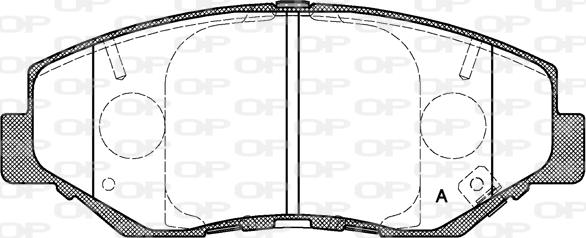 Open Parts BPA0899.00 - Kit pastiglie freno, Freno a disco autozon.pro