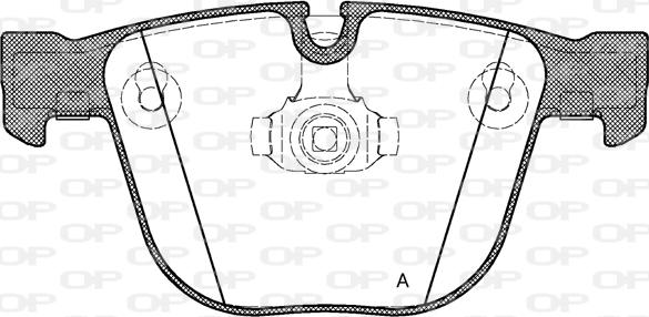 Open Parts BPA0892.00 - Kit pastiglie freno, Freno a disco autozon.pro