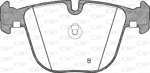 Open Parts BPA0892.20 - Kit pastiglie freno, Freno a disco autozon.pro