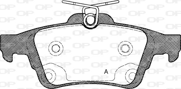 FORD 2 613 321 - Kit pastiglie freno, Freno a disco autozon.pro