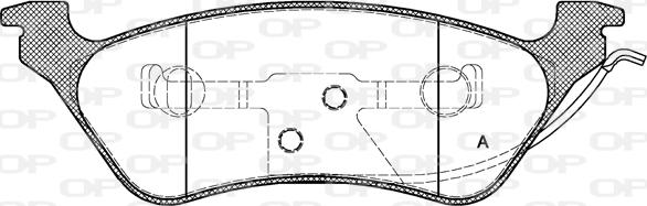 ATE 608008 - Kit pastiglie freno, Freno a disco autozon.pro