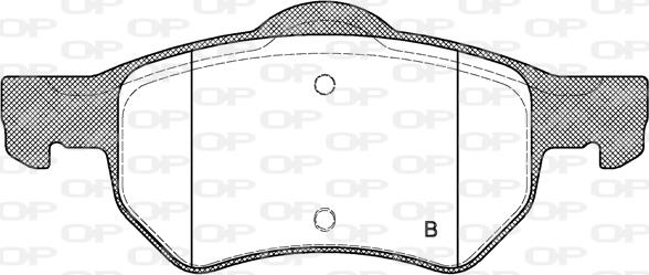 Open Parts BPA0882.00 - Kit pastiglie freno, Freno a disco autozon.pro