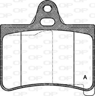 Open Parts BPA0830.00 - Kit pastiglie freno, Freno a disco autozon.pro