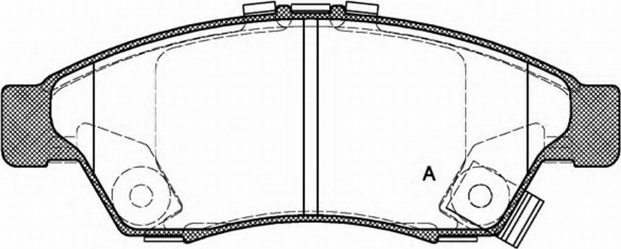 Open Parts BPA0875.01 - Kit pastiglie freno, Freno a disco autozon.pro