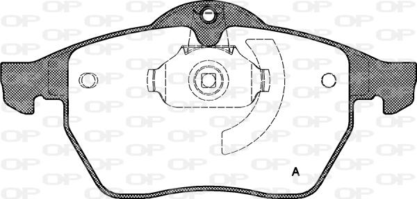 Open Parts BPA0390.10 - Kit pastiglie freno, Freno a disco autozon.pro