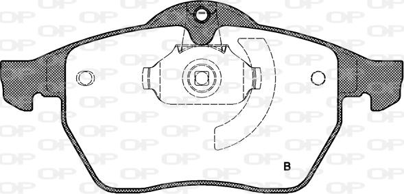 Open Parts BPA0390.32 - Kit pastiglie freno, Freno a disco autozon.pro