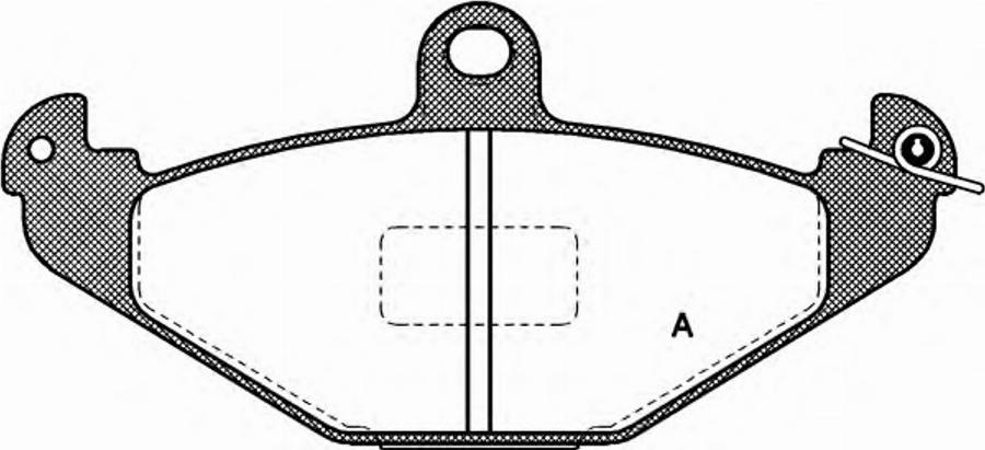 Open Parts BPA034510 - Kit pastiglie freno, Freno a disco autozon.pro