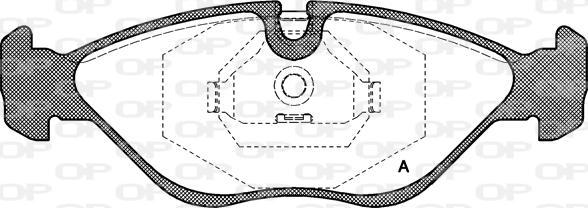 Open Parts BPA0319.00 - Kit pastiglie freno, Freno a disco autozon.pro