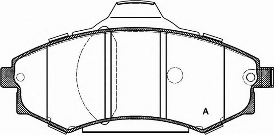 Open Parts BPA0318.92 - Kit pastiglie freno, Freno a disco autozon.pro