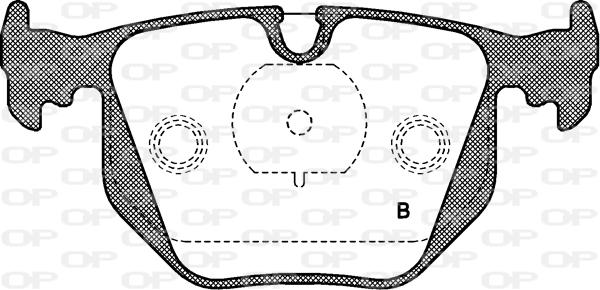 Open Parts BPA0381.20 - Kit pastiglie freno, Freno a disco autozon.pro