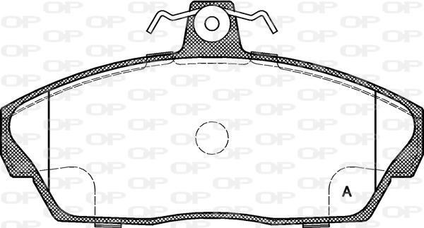 Open Parts BPA0337.10 - Kit pastiglie freno, Freno a disco autozon.pro