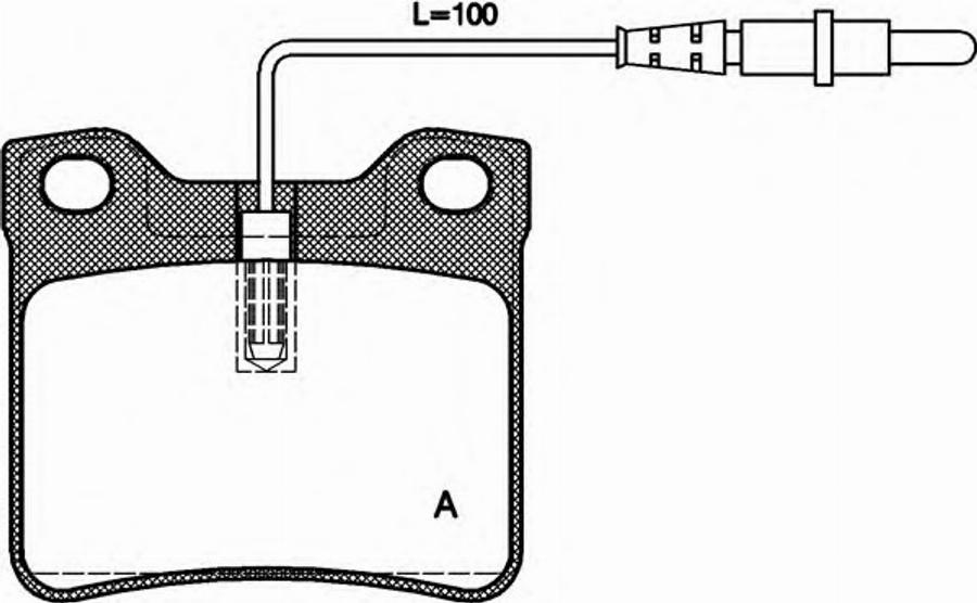 Open Parts BPA0321.22 - Kit pastiglie freno, Freno a disco autozon.pro