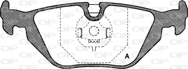 Open Parts BPA0265.30 - Kit pastiglie freno, Freno a disco autozon.pro