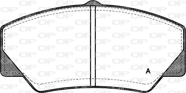 Open Parts BPA0206.00 - Kit pastiglie freno, Freno a disco autozon.pro