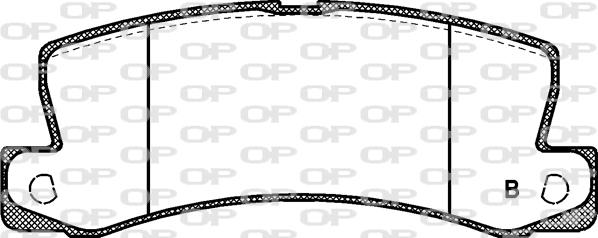 Open Parts BPA0214.22 - Kit pastiglie freno, Freno a disco autozon.pro