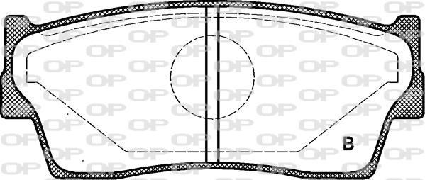 Open Parts BPA0289.02 - Kit pastiglie freno, Freno a disco autozon.pro