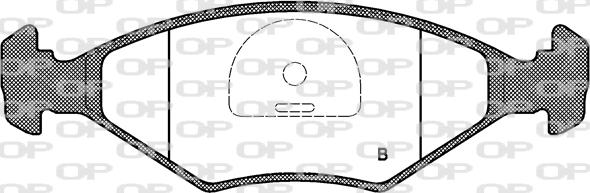 Open Parts BPA0281.42 - Kit pastiglie freno, Freno a disco autozon.pro